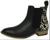 Dark Brown/Cow Print